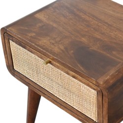 Close-knit Chestnut Bedside / Accent Table