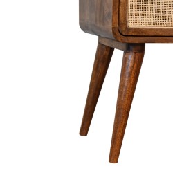 Close-knit Chestnut Bedside / Accent Table