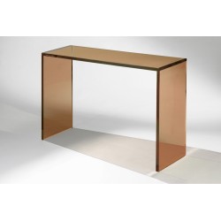 12" x 54" Color Splash Copper Acrylic Console Table (size and color options)