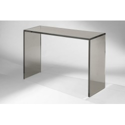 12" x 54" Color Splash Smoke Acrylic Console Table (size and color options)