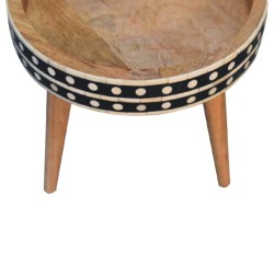 Mini Patterned Nordic Style End Tray Table