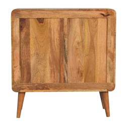 Larrisa Woven Rounded Storage Cabinet