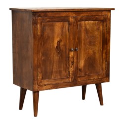 Chestnut Solid Wood Nordic Style Storage Cabinet