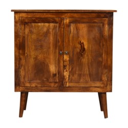 Chestnut Solid Wood Nordic Style Storage Cabinet
