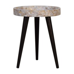 Honeycomb Mosaic End Tray Table