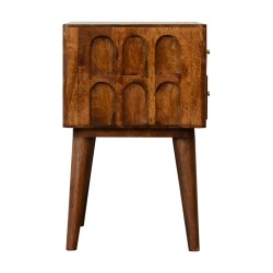 Chestnut Arch Bedside / Accent Table