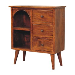 Chestnut Mixed Open Cabinet