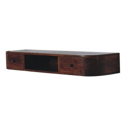 Lunar 2 Drawer wall Mount Floating Console Table