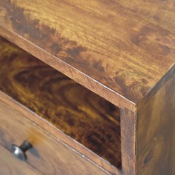 Mini Classic Chestnut Bedside / Accent Table