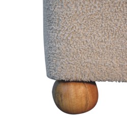 Serenity Footstool with Ball Feet