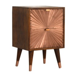 Manila Copper Bedside / Accent Table