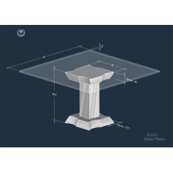 Enigma Dining Table Base