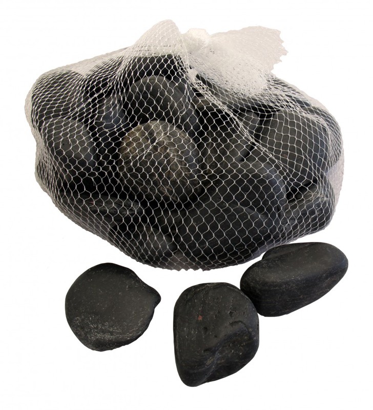 Black Polished Pebble - 1 Bag